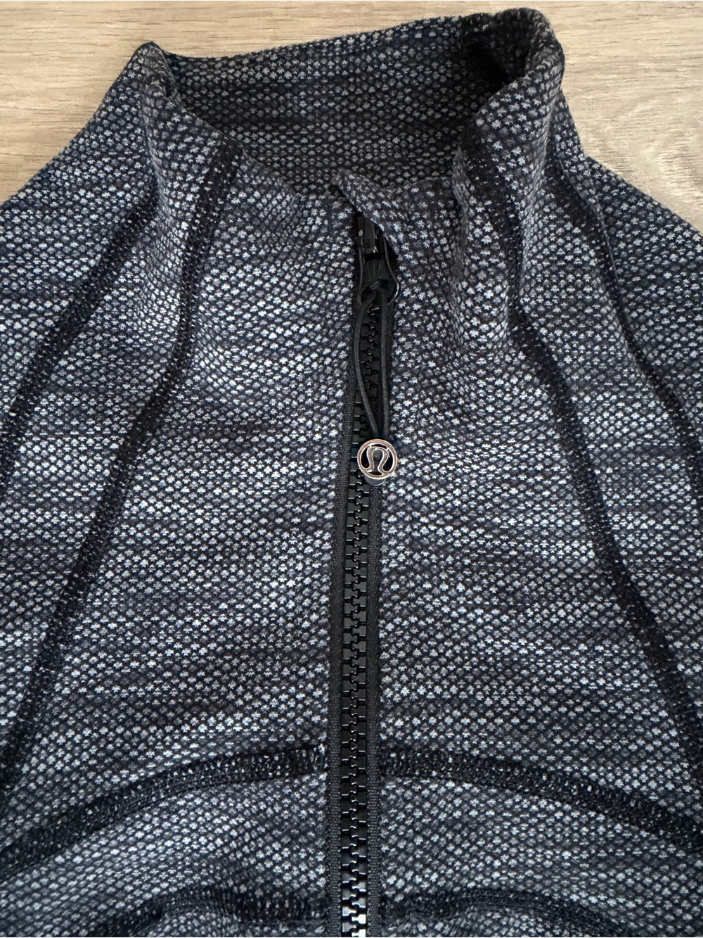 Lululemon Define Jacket Heathered Black Luon Full Zip Thumbholes Size 4 - Picture 4 of 6